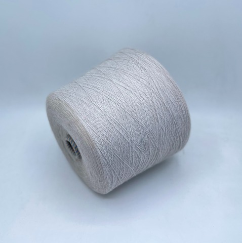 Бобинная пряжа (пр.Италия),1500м/100гр, 80% шерсть, 20% полиамид , цвет-Серый, арт.31210
