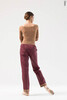 Low-rise Straight sauna-pants | wine_ground