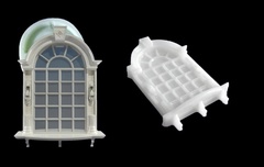 Силиконовый молд Арочное окно классическое