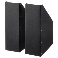 Набор папок IKEA NIMM (НИММ), Черный, 25х30х10 см, 2 шт