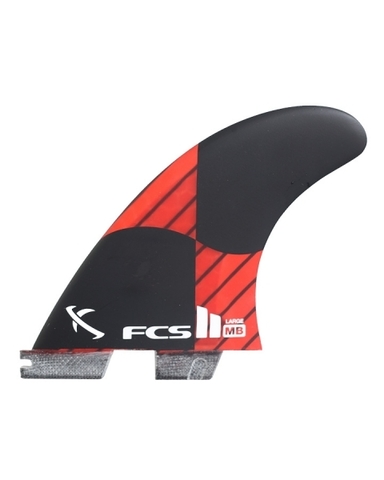 Плавники FCS II MB PC Carbon Large Rocket Red Tri-Quad Retail Fins компл. из пяти L