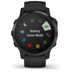 Мультиспортивные часы Garmin Fenix 6S Pro Black with Black Band  с навигатором