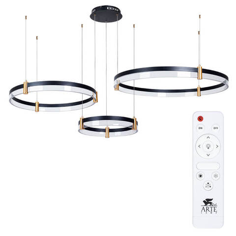 Люстра Arte Lamp Mercury A2185SP-3BK