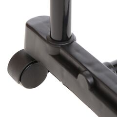 Вешалка напольная 75х45х160 см, с колесами, телескоп, Y3-701, чер