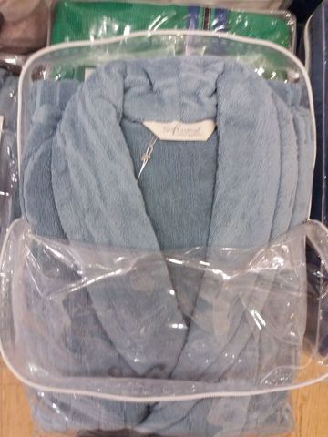 Мужской банный халат SORTIE голубой