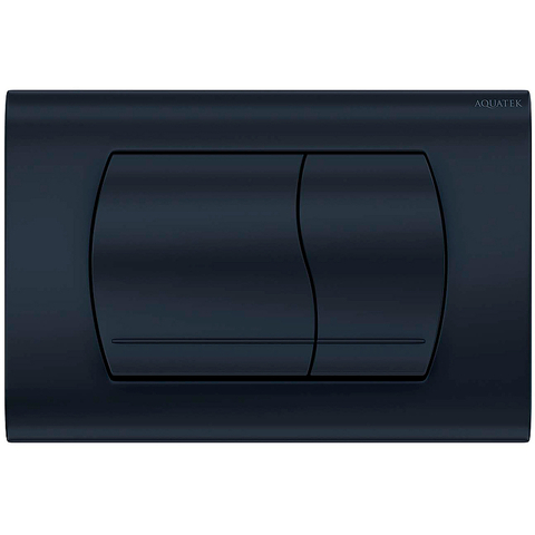 Aquatek KDI-0000049 KDI-0000049 (021D) Панель смыва Черная (клавиши прямоугольные)