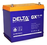Аккумулятор DELTA GX 12-55 ( 12V 55Ah / 12В 55Ач ) - фотография