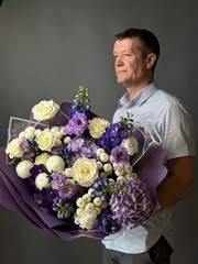 Сборный букет «Поцелуй ангела»