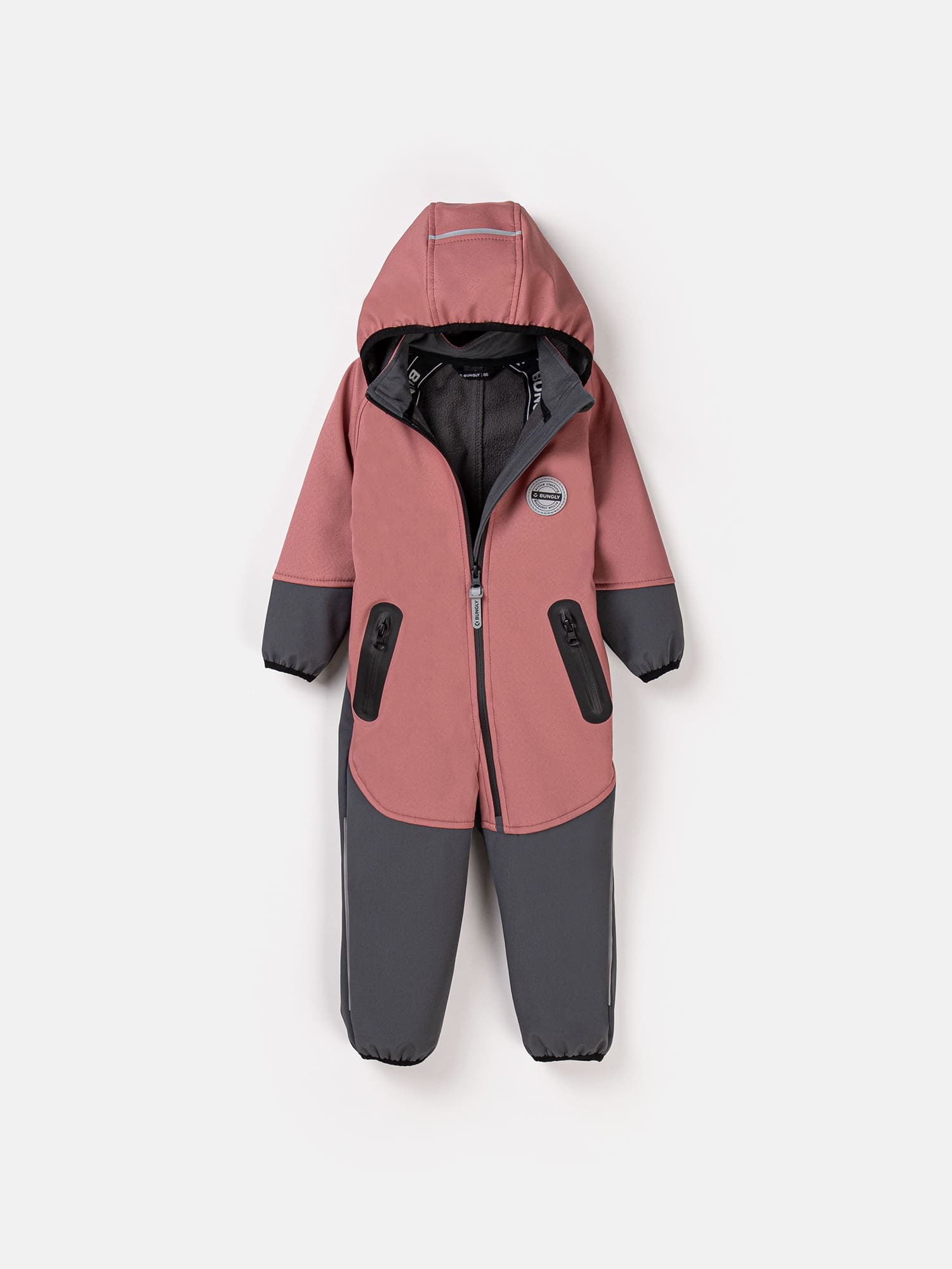 комбинезон softshell демисезонный "пепельная роза"  по акции
