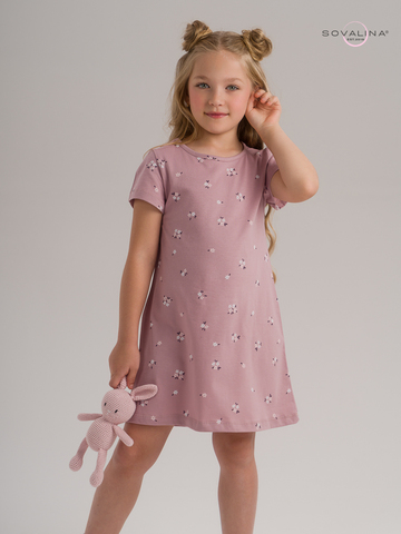 Платье Home черничные незабудки