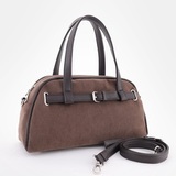 Сумка Саломея 361 эко-замша шоколад