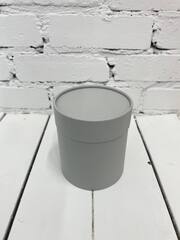 Цилиндр одиночный с завальцовкой, Пепельно-серый, 12*12 см, 1 шт.