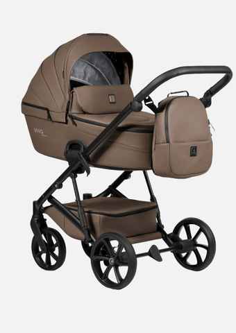 Tutis Коляска 2 в 1 UNO 6+ Leather Cioccolata