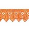 Кружево плетеное, ш. 5,9 см, оранжевый