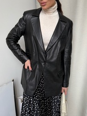 Кожаный жакет, XS