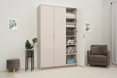 Шкаф 3-х створчатый Пандора ШК-06 кашемир / айриш