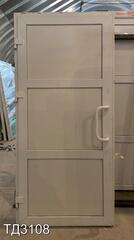 Дверь пластиковая входная Б/У 2040(в) x 960(ш)