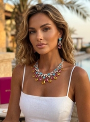 54123 - Комплект украшений колье + серьги в стиле BVLGARY