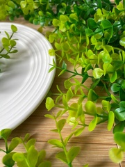 Набор травяных веточек брусничника, искусственные, 11 см, набор 30 шт.