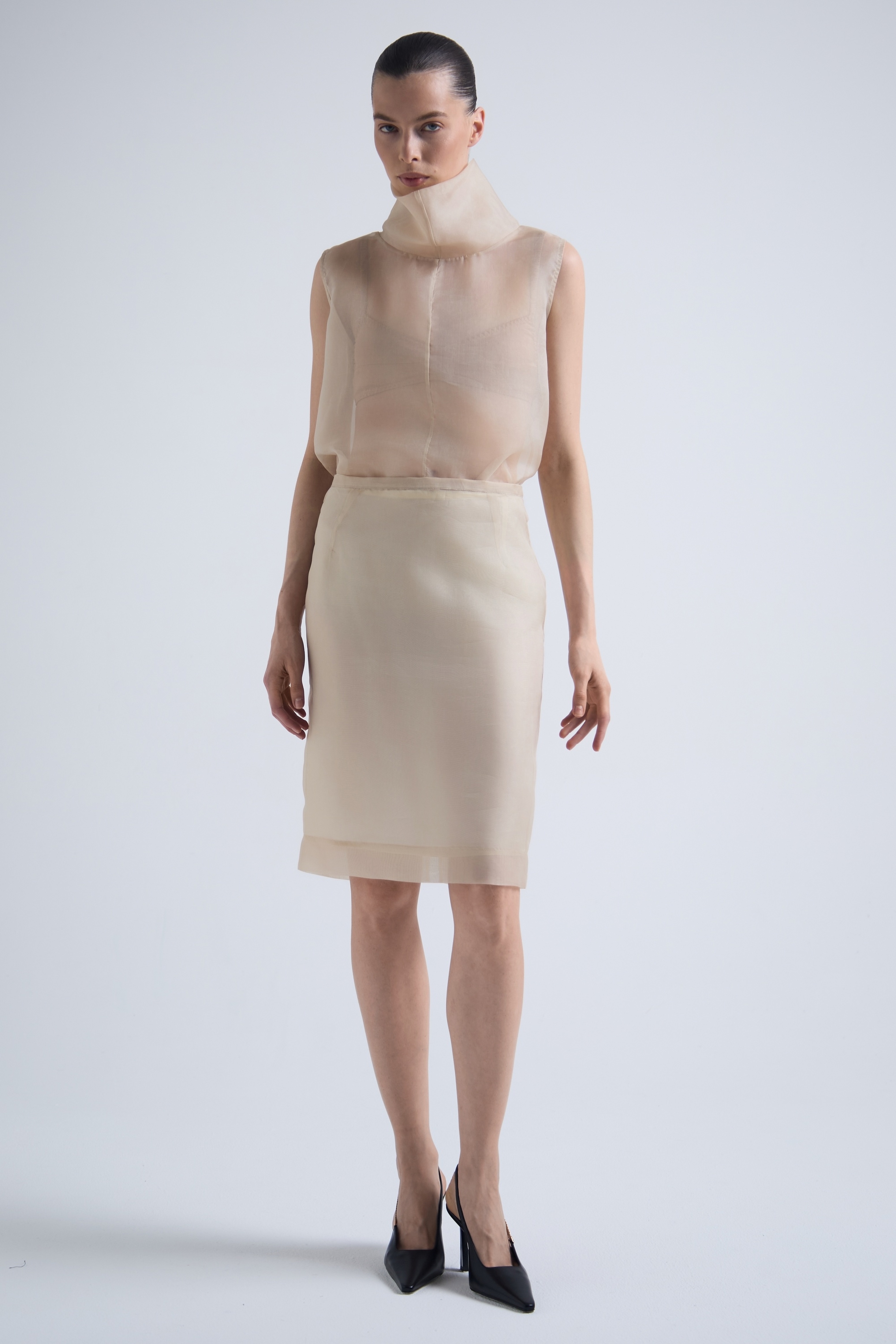 Блуза Travertine из шелковой органзы