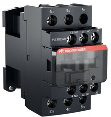 Контактор Prompower PLC1D25M7 серии Pulse, ток 25А, 3 полюса, доп контакт 1НО+1НЗ, катушка 230AC