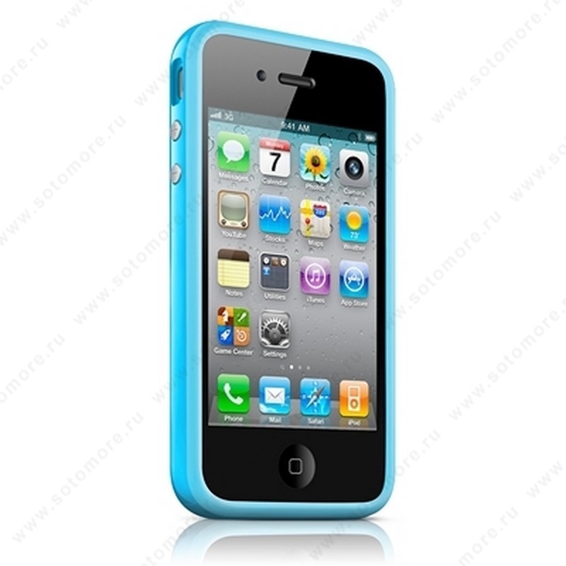 Бампер Apple для Apple iPhone 4s/ 4 Bumper - Blue