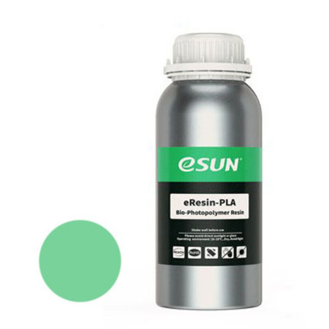 Фотополимер ESUN eResin-PLA телесный-зеленый (1 кг)