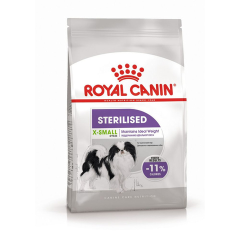 Royal Canin X-Small Sterilised Adult сухой корм для стерилизованных собак миниатюрных пород 500г