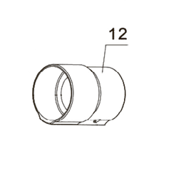 Запчасть №12 для PAG-PC84. Кожух муфты