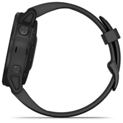 Мультиспортивные часы Garmin Fenix 6S Pro Black with Black Band  с навигатором