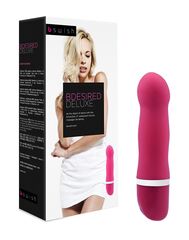 Розовый мини-вибратор Bdesired Deluxe - 15,3 см. - 