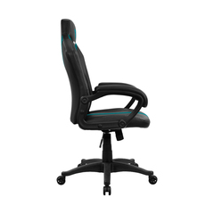 Кресло игровое компьютерное ThunderX3 YC1-BC, Black-Cyan