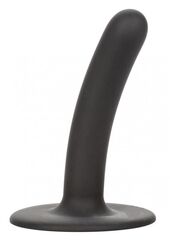 Черный силиконовый анальный стимулятор 7” Smooth Probe - 17,75 см. - 