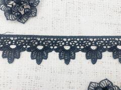 Кружево плетеное, ш. 3 см, чёрный