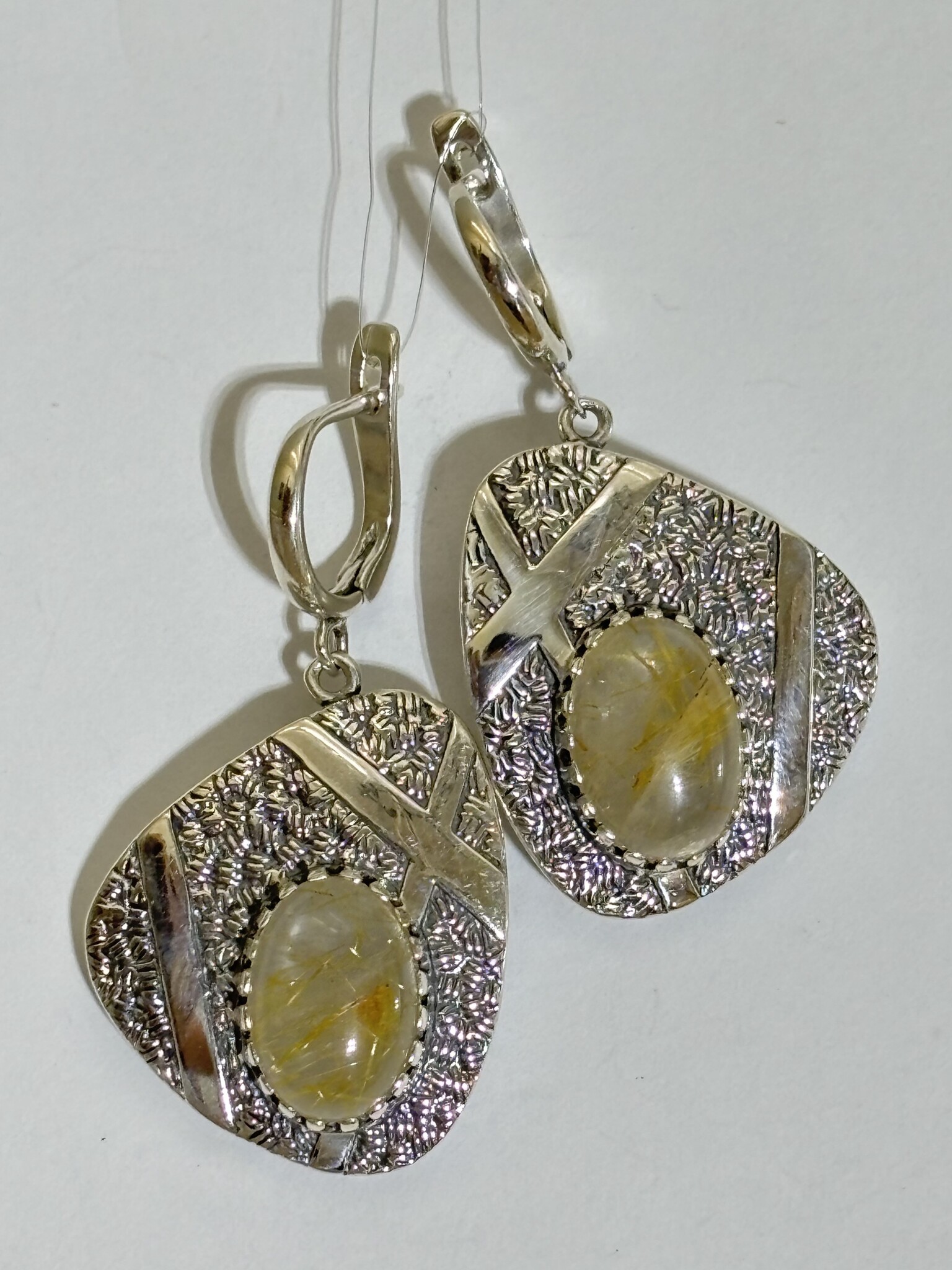 Риека (серьги из серебра)
