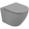 BelBagno BB062SC-GR Сиденье дюропласт, soft close, металлическое крепление, серое матовое