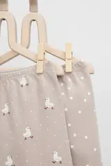 брюки для новорожденных  К 4718-2уп/мини квадратики,цыпленок