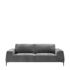 ДИВАН EICHHOLTZ  MONTADO, серая ткань Clarck | черные ножки