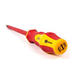 Отвертка диэлектрическая КОБАЛЬТ Ultra Grip SL 6,5 х 150 мм CR-V, двухкомпонентная рукоятк (646-461)