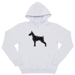 Толстовка "Доберман - штрихи"