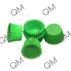 Тарталетка круг 1В (светло-зеленая) 22*18 мм, 100 шт