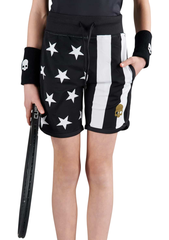 Детские теннисные шорты Hydrogen Star Shorts - black/white