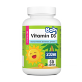 Детский Витамин Д3, Vitamin Baby D3, Chikalab, 60 ампул 1