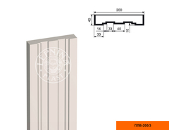 Пилястра ПЛВ-200/3 (тело)