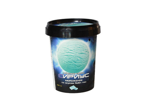 Мороженое Сириус со вкусом бабл гам, 500мл