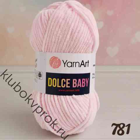 YARNART DOLCE BABY 781, Детский розовый