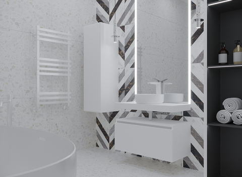 Boheme Flat 869-080 Столешница, цвет: белый