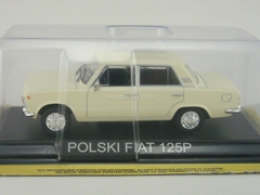 Polski Fiat 125P white 1:43 DeAgostini Masini de legenda #27