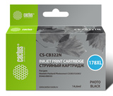 Картридж струйный Cactus CS-CB322N(CS-CB322) №178XL фото черный (14.6мл) для HP PS B8553, C5383, C6383, D5463