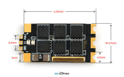 ESC регулятор мотора Holybro Tekko32 F4 45A ESC (под трубу d20)